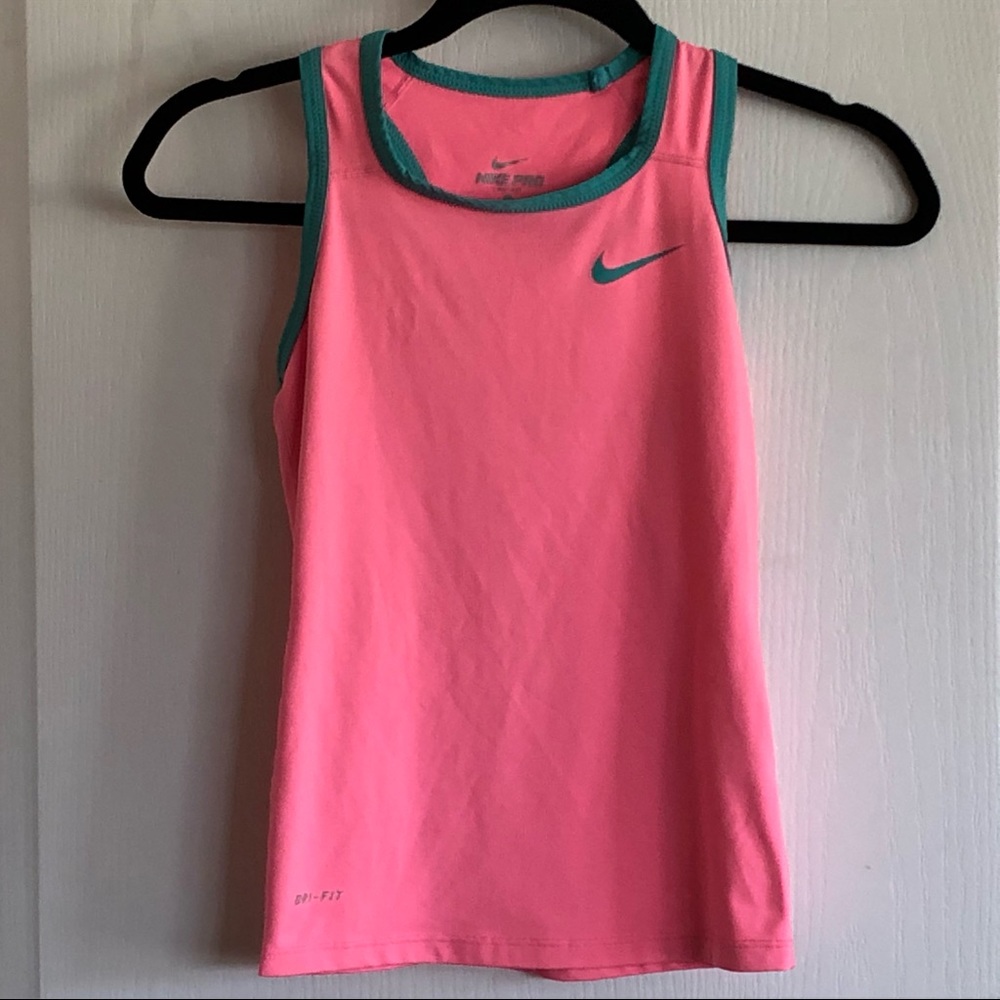 Nike Fitted Athletic Sports Top Ladies Size Small